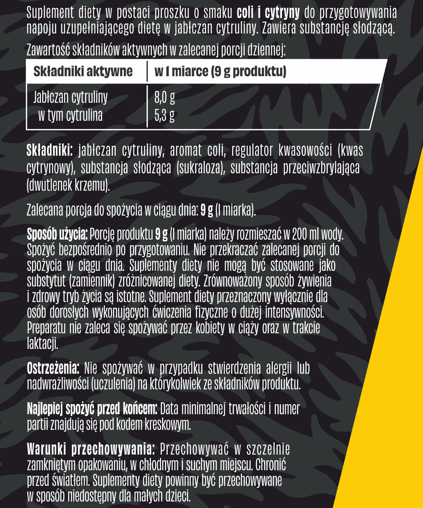 DZIK® CYTRULINA 540g