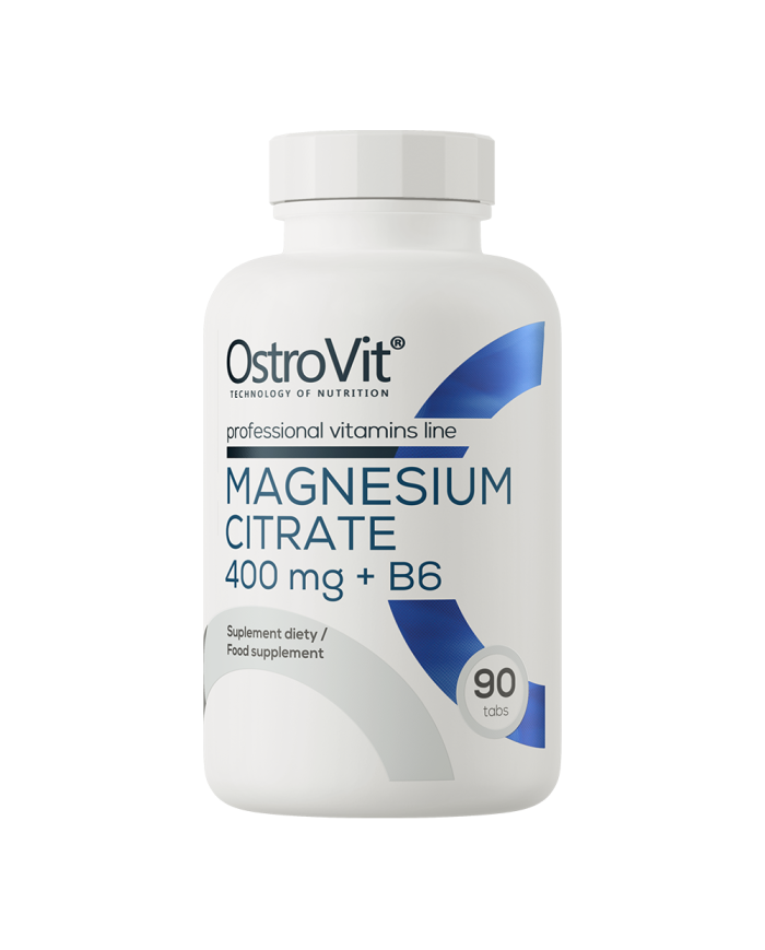 OstroVit Magnesium Citrate 400 mg +  B6 90 tab – zdjęcie 3