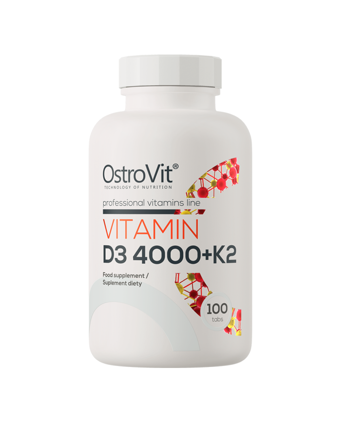 OstroVit Vitamin D3 4000 IU + K2 100  tab – zdjęcie 3