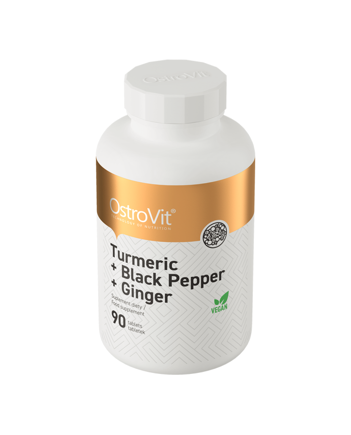OstroVit Turmeric + Black Pepper +  Ginger 90 tab