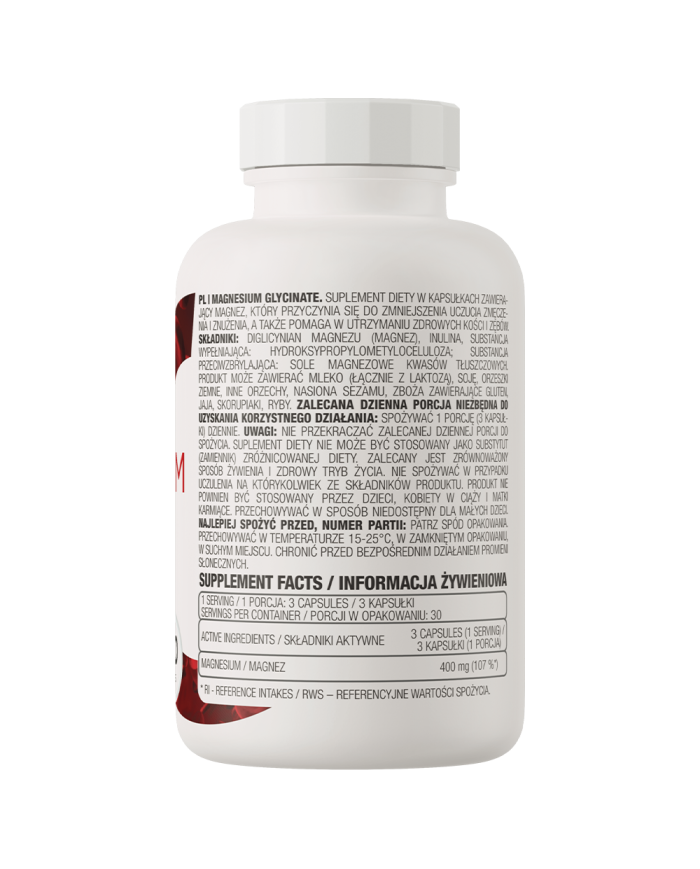 OstroVit Magnesium Glycinate 90 caps – zdjęcie 2