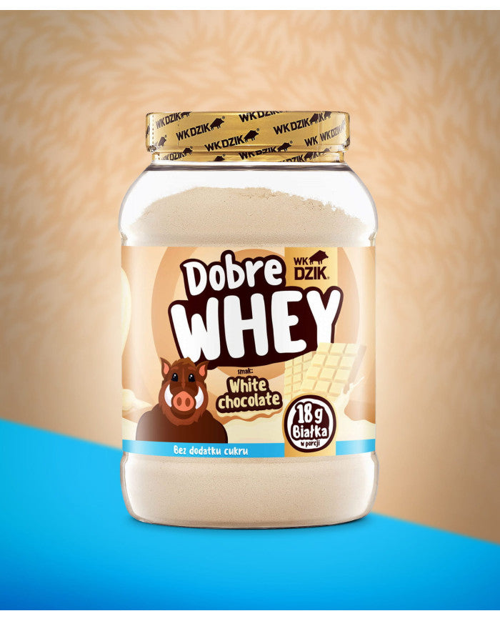 DZIK® PROTEIN SUPPLEMENT WHITE CHOCOLATE WILD 700g