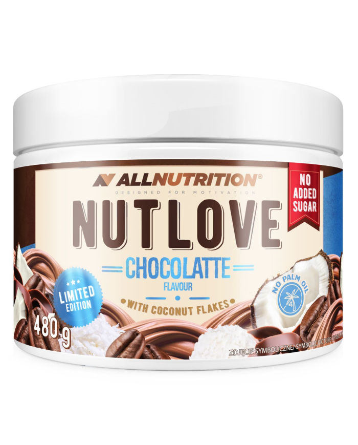 NUTLOVE Chocolatte Flavour With Coconut Flakes - Limited Edition 480g