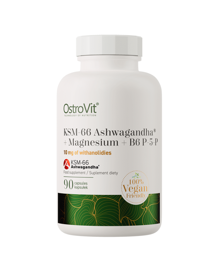 OstroVit KSM-66 Ashwagandha® + Magnesium + B6 P 5-P 120 caps