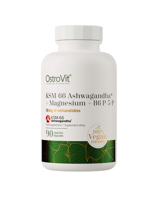 OstroVit KSM-66 Ashwagandha® + Magnesium + B6 P 5-P 120 caps