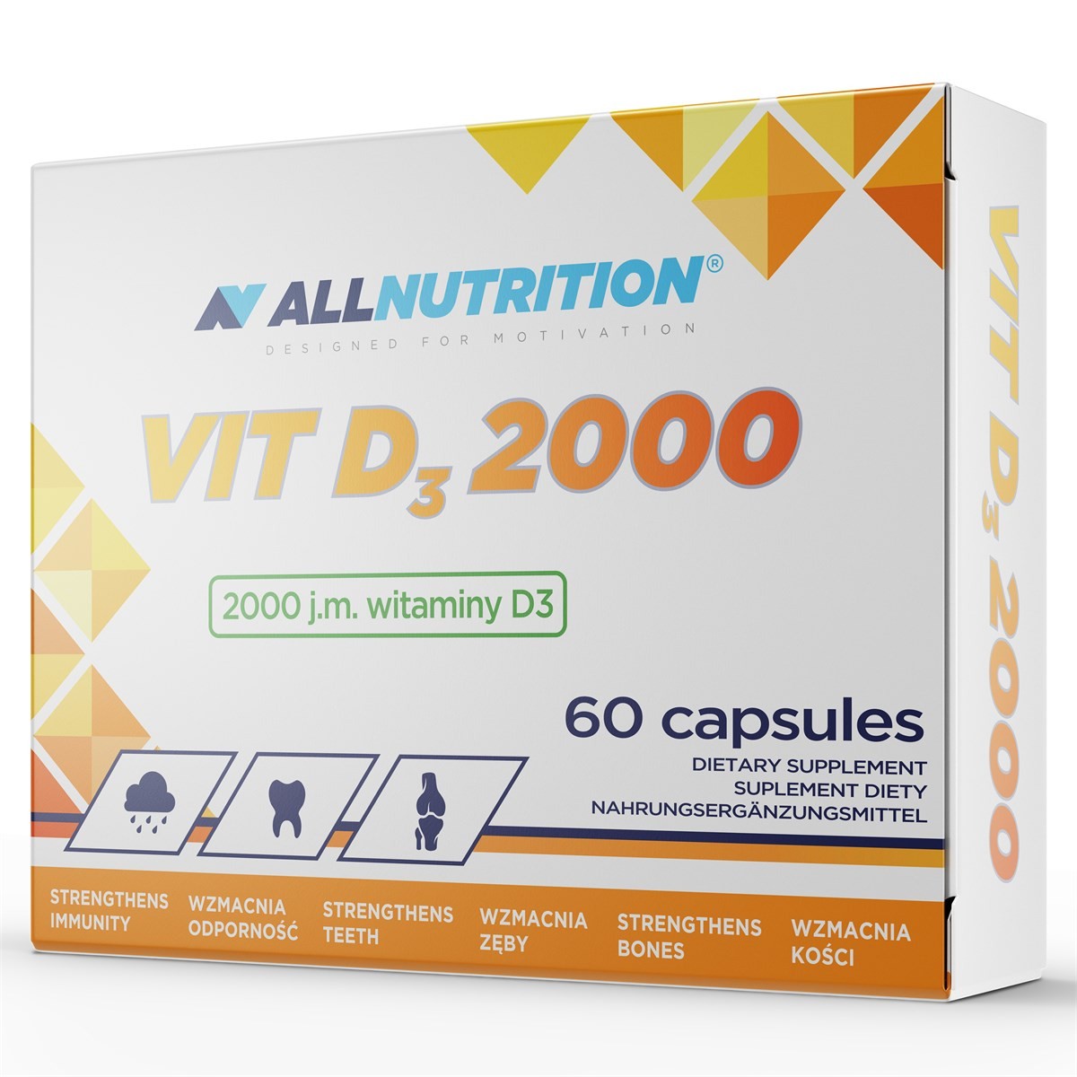 ALLNUTRITION D3 2000 120 kap
