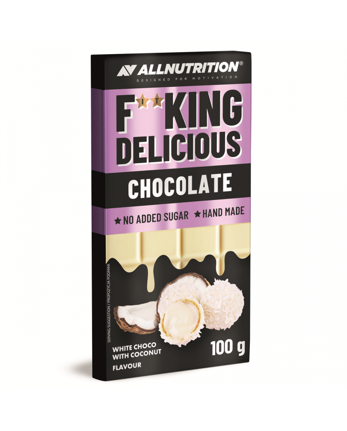 ALLNUTRITION FITKING DELICIOUS CHOCOLATE WHITE CHOCO WITH COCONUT 100 g