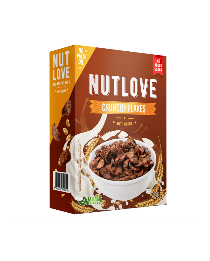 ALLNUTRITION NUTLOVE CRUNCHY FLAKES WITH COCOA 300g