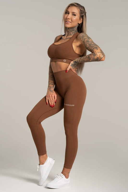 Leginsy push up chocolate