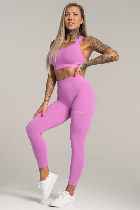 Leginsy push up pink