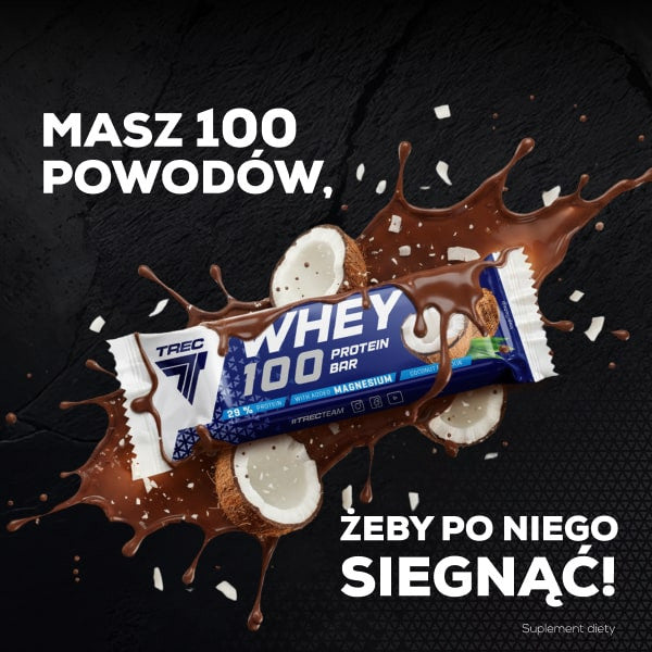 Baton proteinowy WHEY 100 PROTEIN BAR COCONUT FLAVOUR 40g
